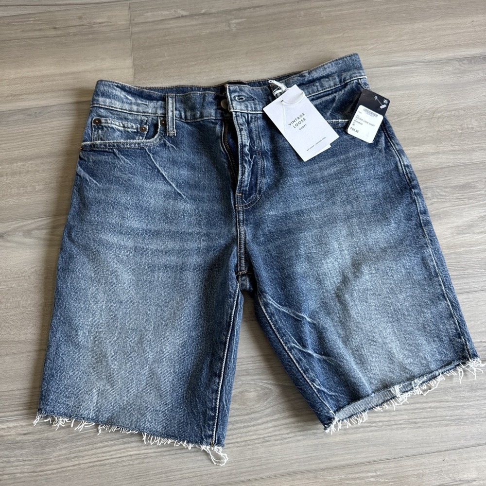 Lucky Brand Vintage Loose‎ Shorts Mens Sz 30 Denim Jean Shorts Norwood NWT